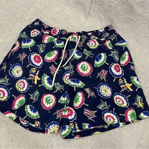 Polo Ralph Lauren Polo Bear Swim Trunks Traveler Classic Shorts 5.5 Umbrellas